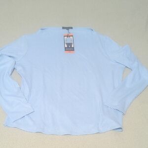 Banana Republic NWT Light Blue Ribbed Long Sleeve Top Women’s XXL